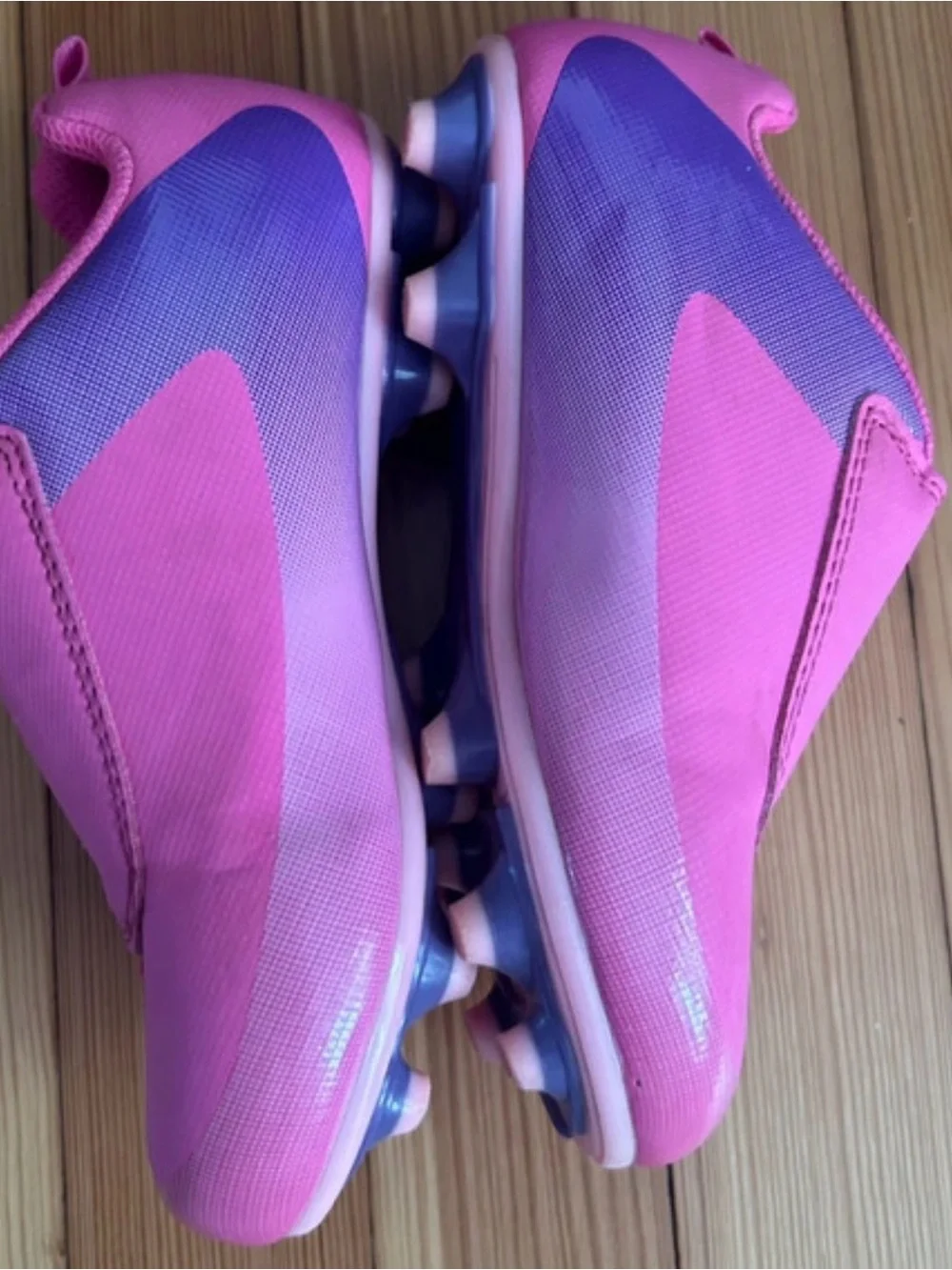 Carter's Bright Pink Slip-On Kids Sneakers with Purple Accent